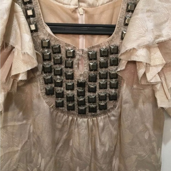 Scarlet Roos embellished semi ruffled dress - Picture 2 of 4